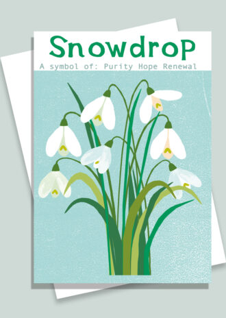 H1 Snowdrop Card