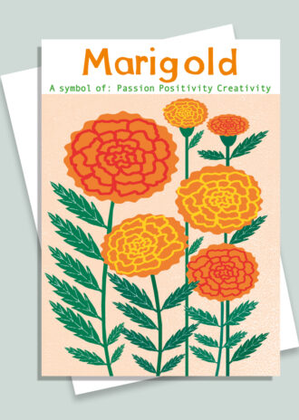 H10 Marigold Card