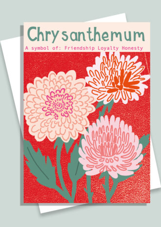 H11 Chrysanthemum Card