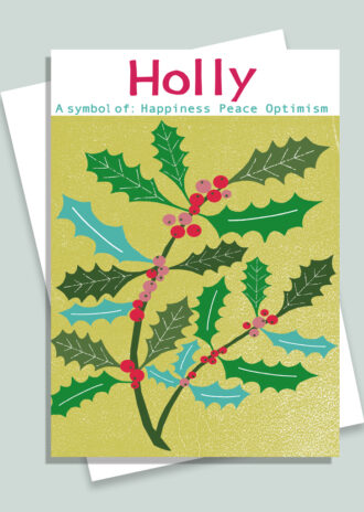 H12 Holly Card