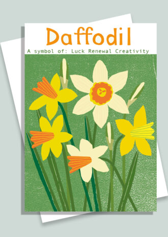 H3 Daffodil Card