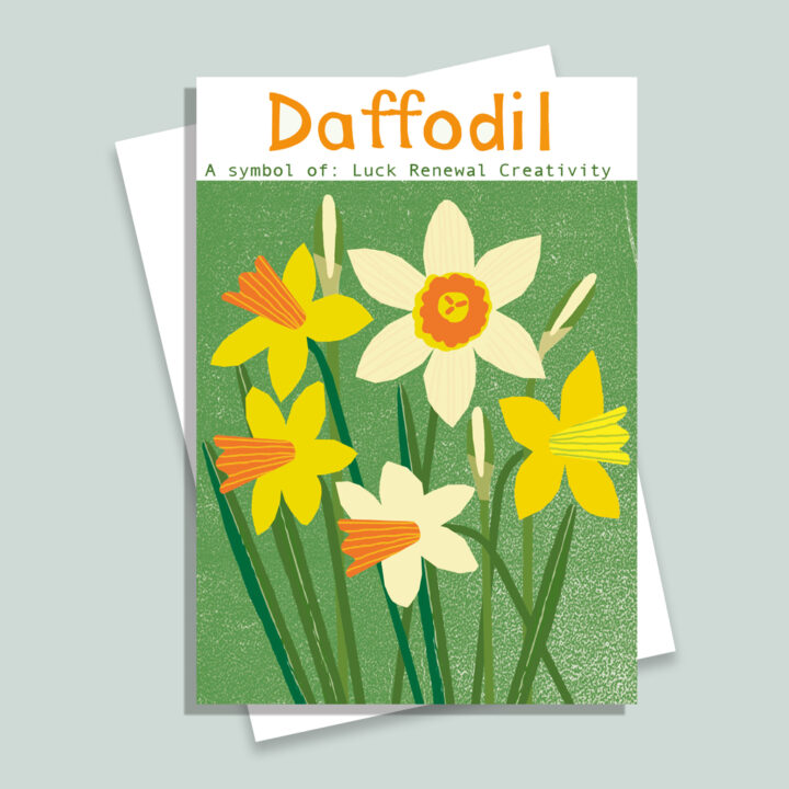H3 Daffodil Card