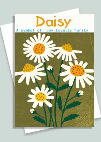H4 Daisy Card