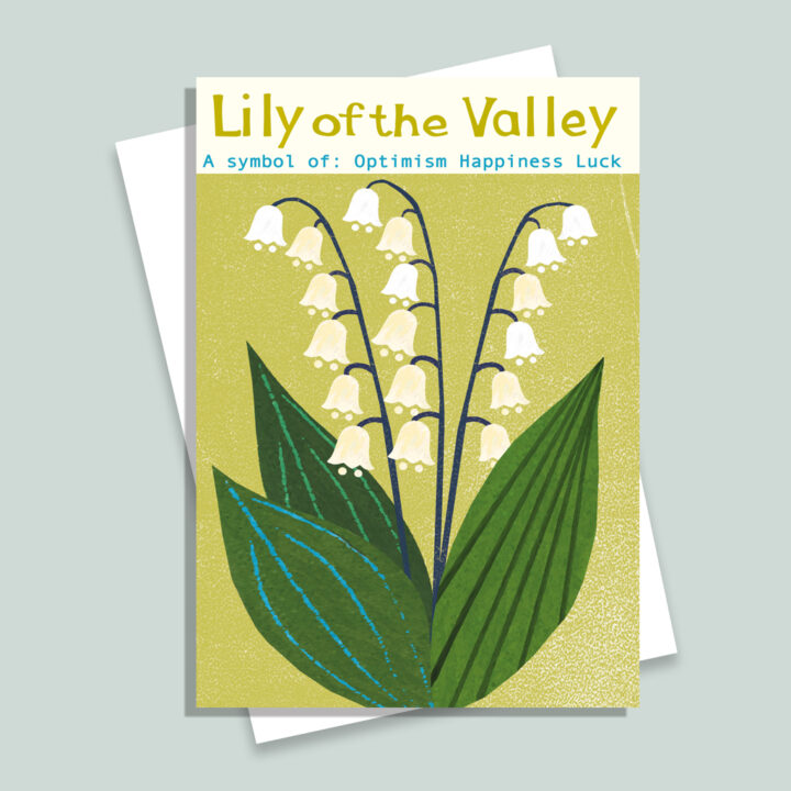 H5 Lily Of the Valley Card