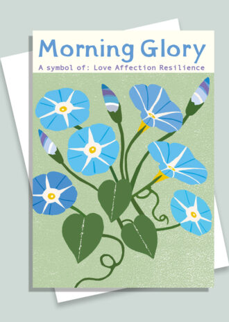 H9 Morning Glory Card
