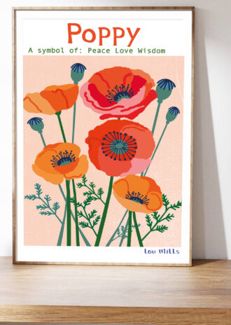HPR8-4 Poppy Print