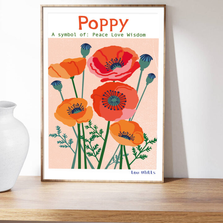 HPR8-4 Poppy Print