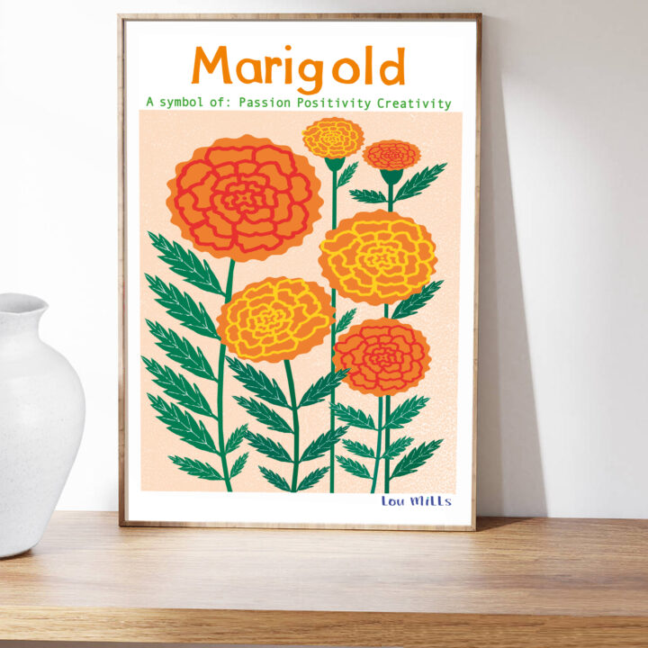 HPR10-4 Marigold Print