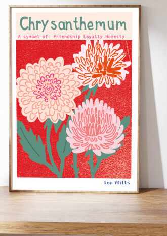 HPR11-4 Chrysanthemum Print