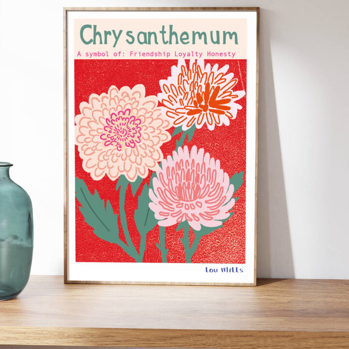 HPR11-4 Chrysanthemum Print