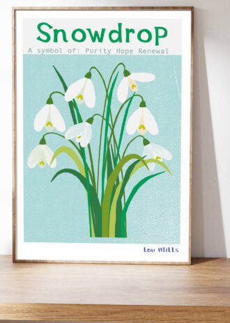 HPR1-4 Snowdrop Print