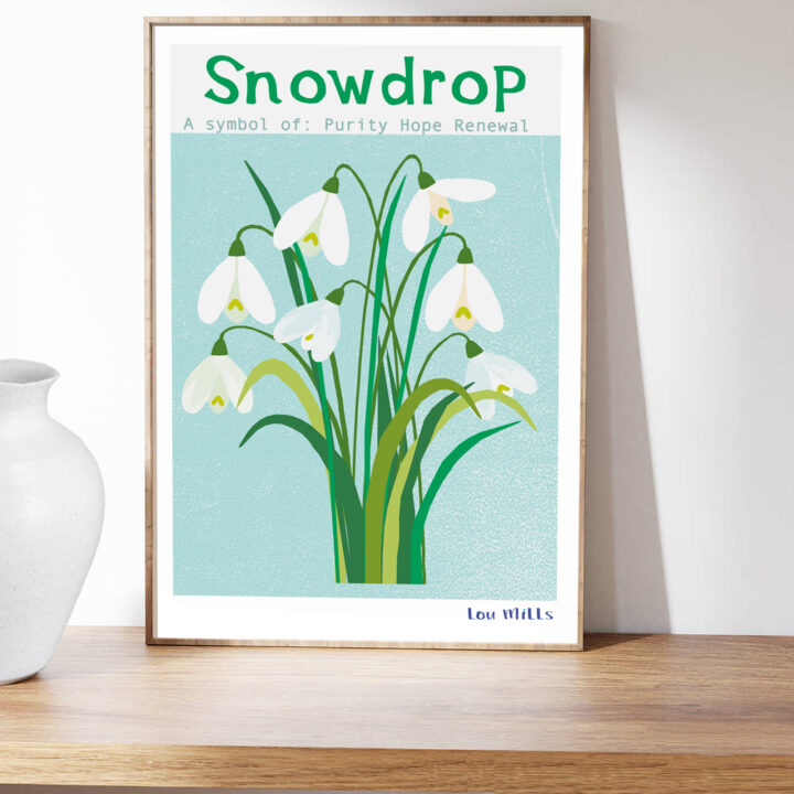 HPR1-4 Snowdrop Print