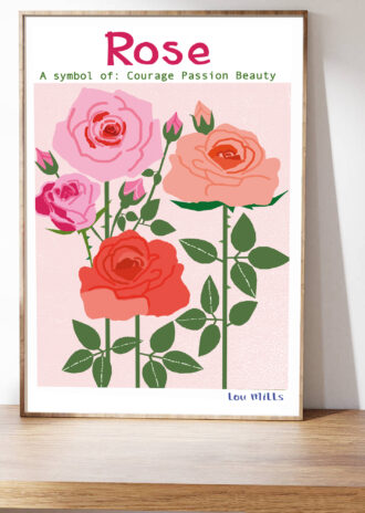 HPR6-4 Rose Print