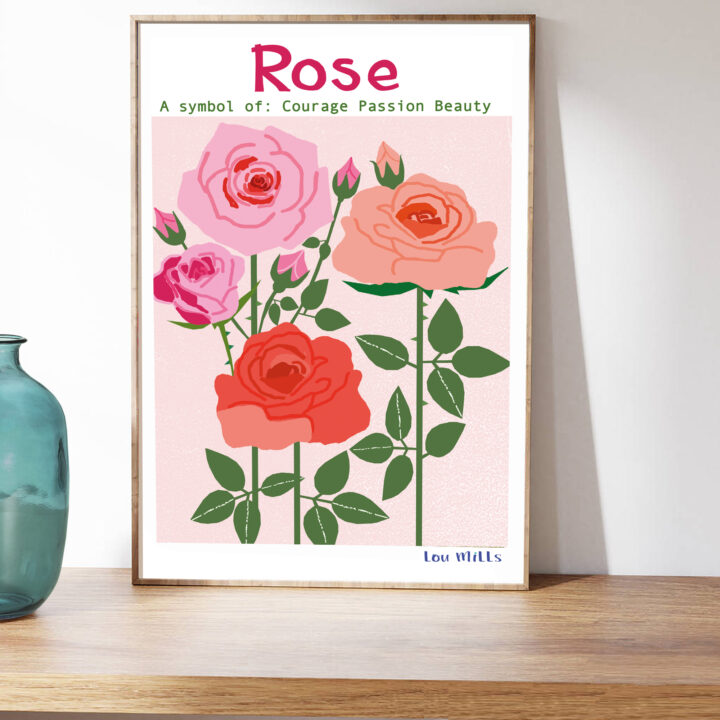 HPR6-4 Rose Print