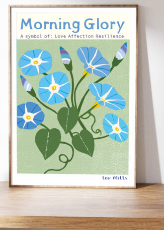 HPR9-4 Morning Glory Print