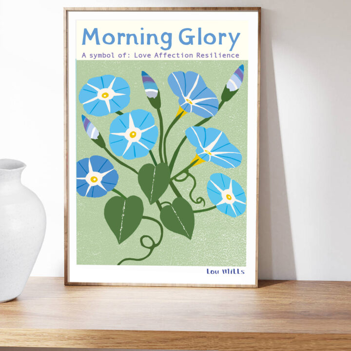 HPR9-4 Morning Glory Print