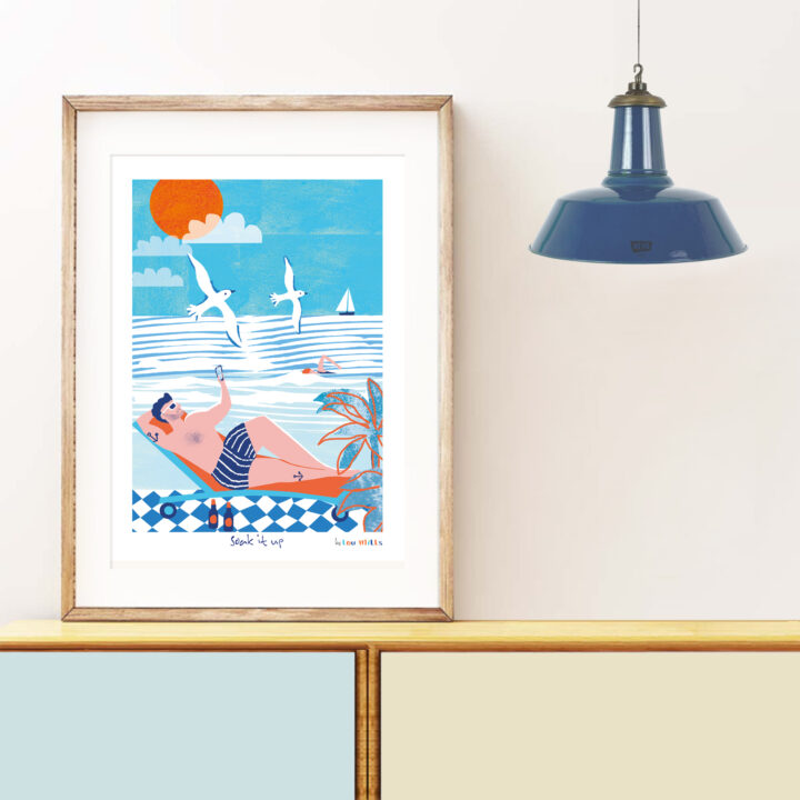 SAPR13-4  A4 Nautical Print